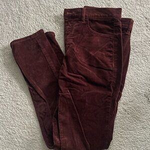 LOFT Burgundy Pants